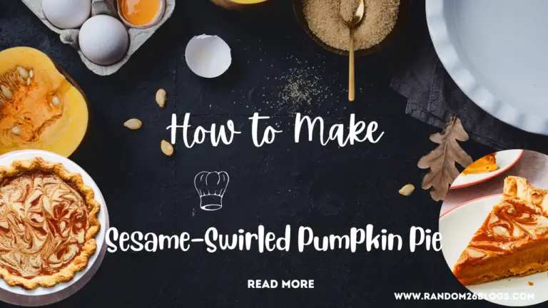 Sesame-Swirled Pumpkin Pie