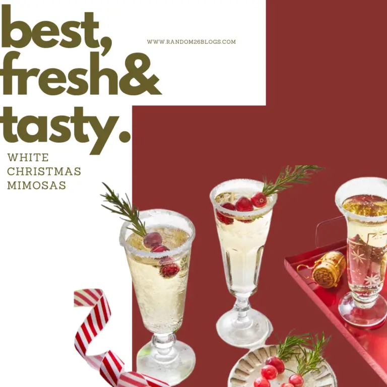 White Christmas Mimosas