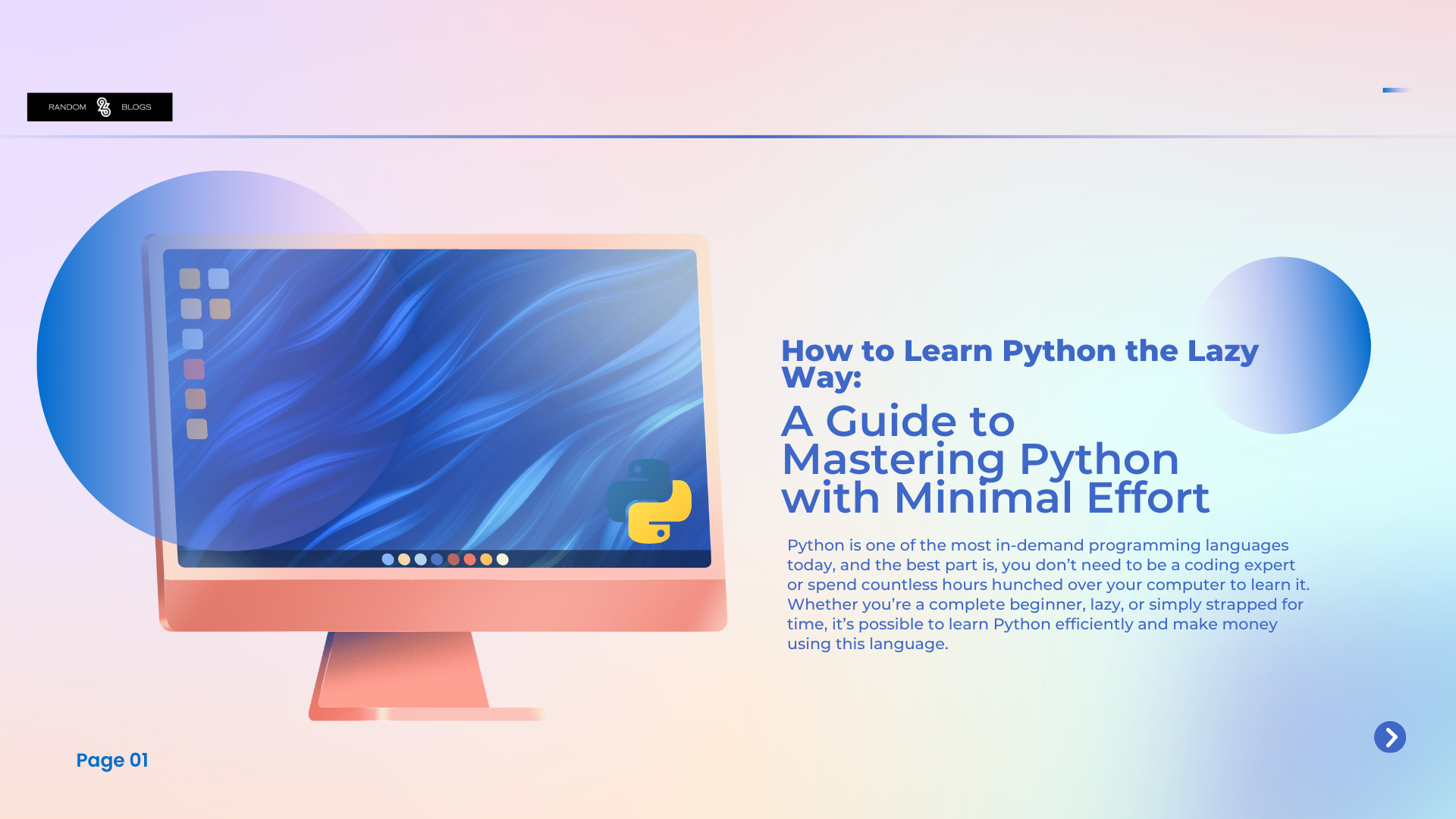 How to Learn Python the Lazy Way