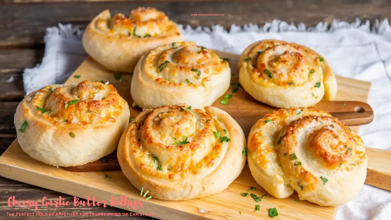 Cheesy Garlic Butter Rollups: The Perfect Holiday Appetizer for Thanksgiving or Christmas