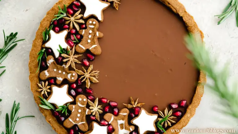 Vegan Gingerbread Chocolate Tart (2)