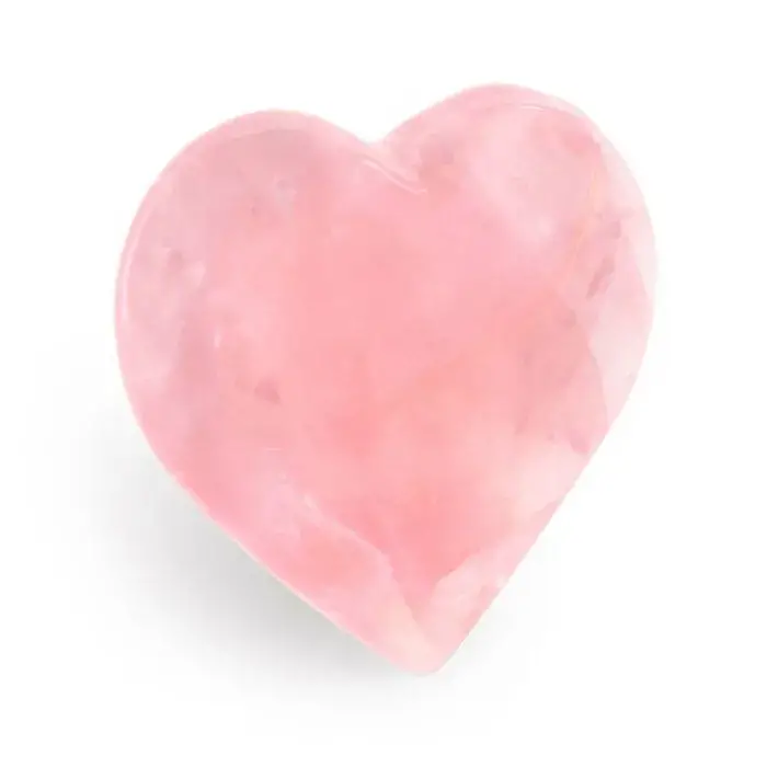 Rose Quartz Heart