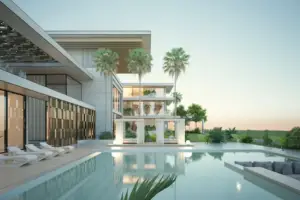 Dubai Real Estate - Luxury villa community in Dubai with high-end architecture, waterfront views, and exclusive amenities.