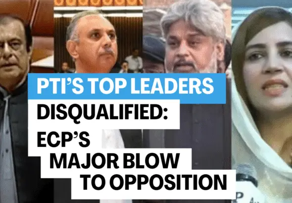 PTI’s Top Leaders Disqualified: ECP’s Major Blow to Opposition