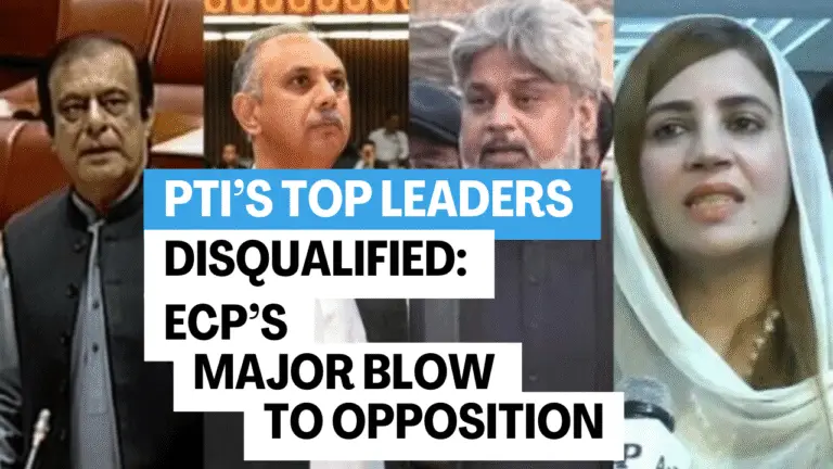 PTI’s Top Leaders Disqualified: ECP’s Major Blow to Opposition