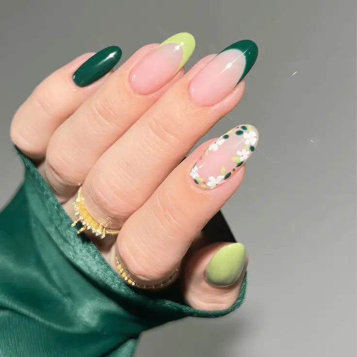 16 Stunning St. Patrick’s Day French Manicures for Festive & Lucky Vibes