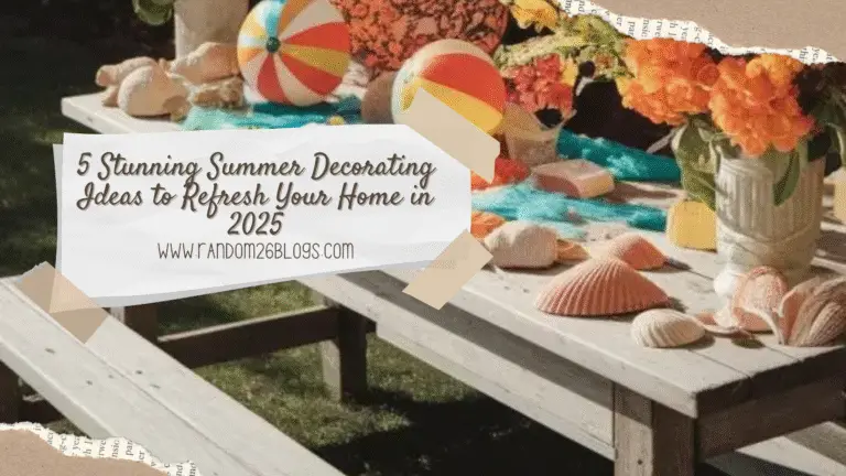 5 Stunning Summer Decorating Ideas to Refresh Your Home in 2025
