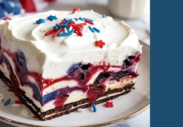 Patriotic Lasagna Dessert (2)
