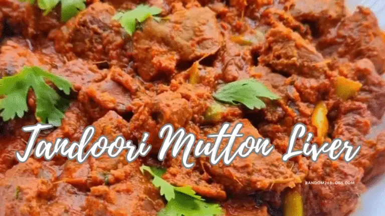 Tandoori Mutton Liver - Juicy, smoky grilled liver marinated in yogurt and tandoori spices, served with lemon wedges and mint chutney. Perfect for Eid feasts or BBQ parties.