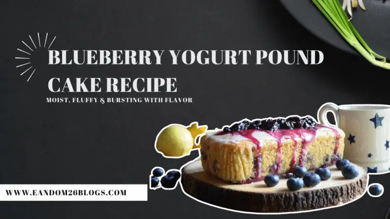 Blueberry Yogurt Pound Cake Recipe